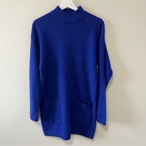 VINTAGE TOWN AND COUNTRY LAMBSWOOL ANGORA BLEND TUNIC SWEATER DRESS